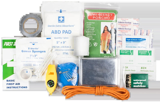 Life Gear 88 pc Quick Grab First Aid Survival Kit