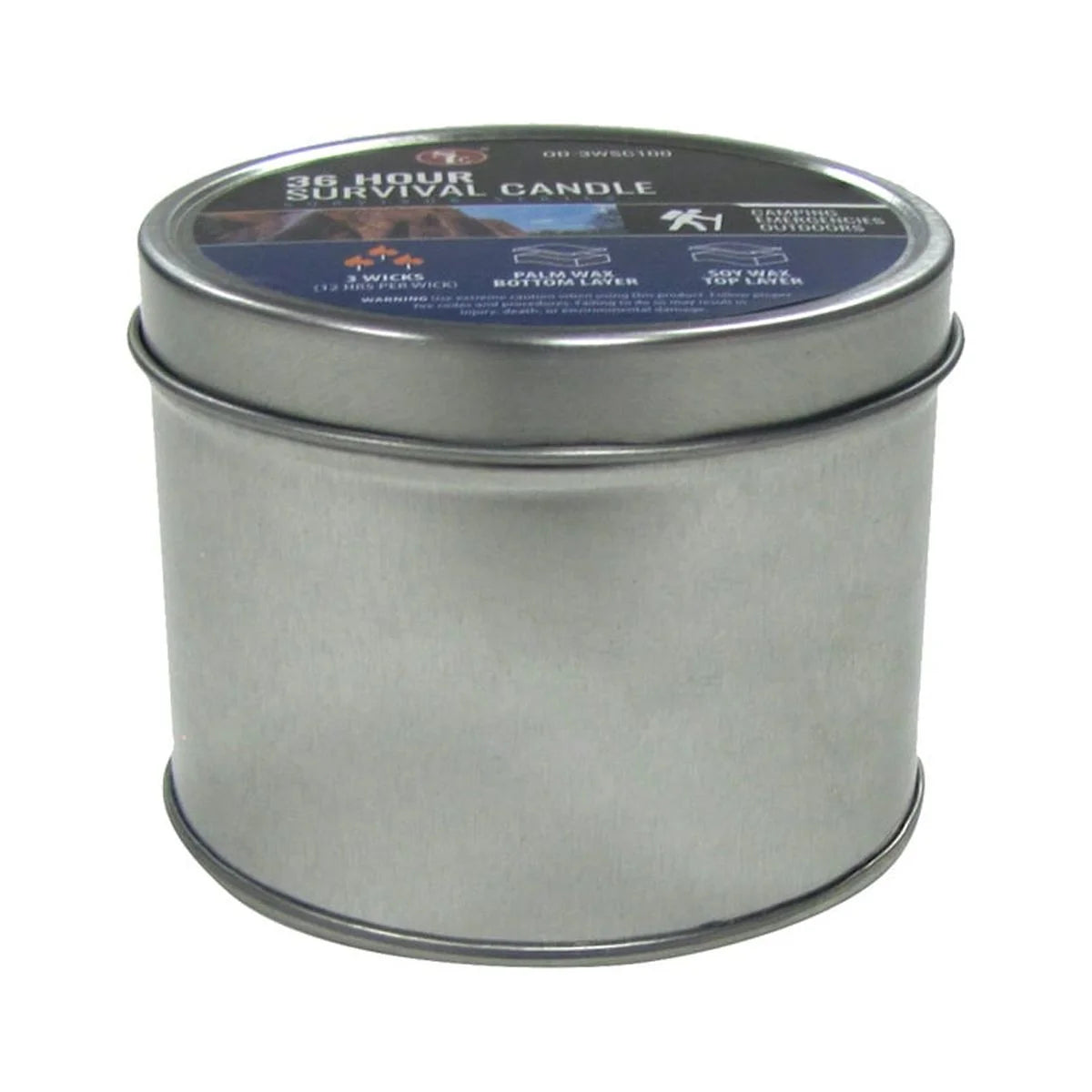 36 Hour Soy Camp Emergency Candle Power Outage Survival Rescue Gear Prepper Supply