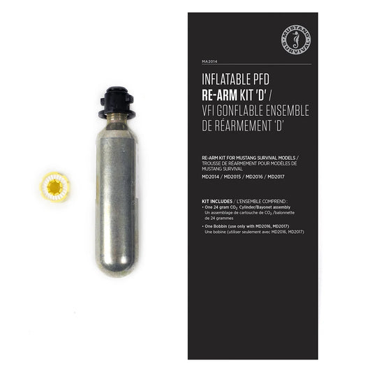 Rearm Kit D for M.I.T. 100 Inflatable PFDs with CO2 Cylinder